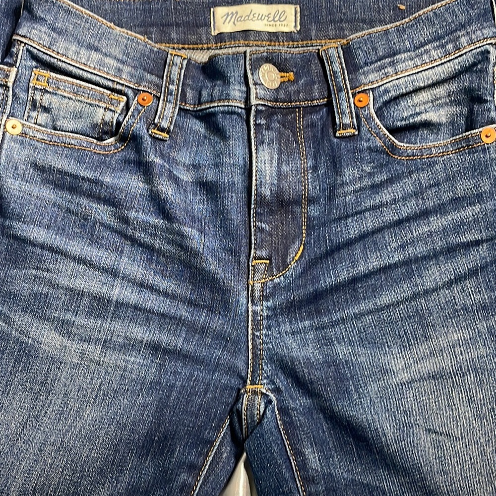 Madewell High Riser Skinny Denim Jeans Size 24